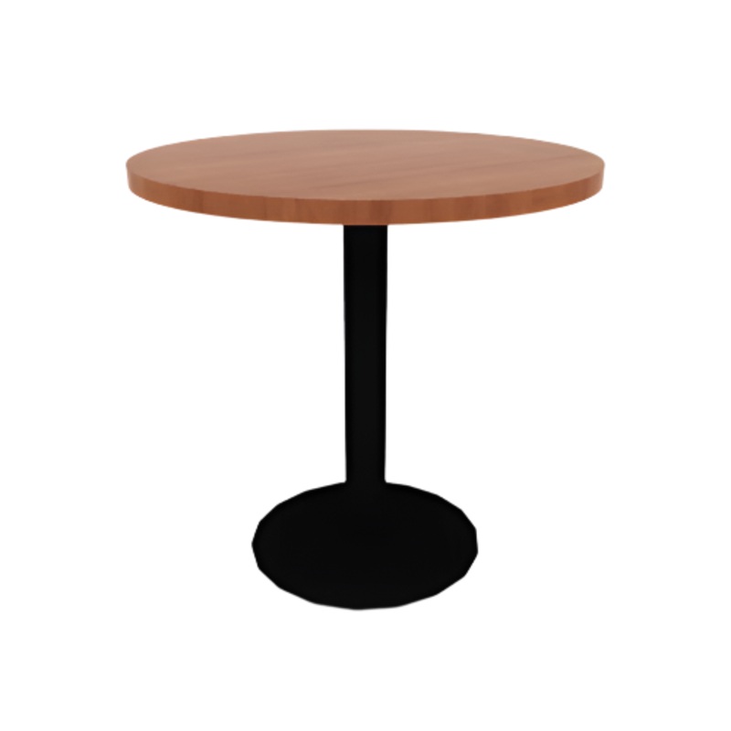 Proof 30″ Dia Round Pedestal Cafe Table with Cast Iron Round Base HPL Top