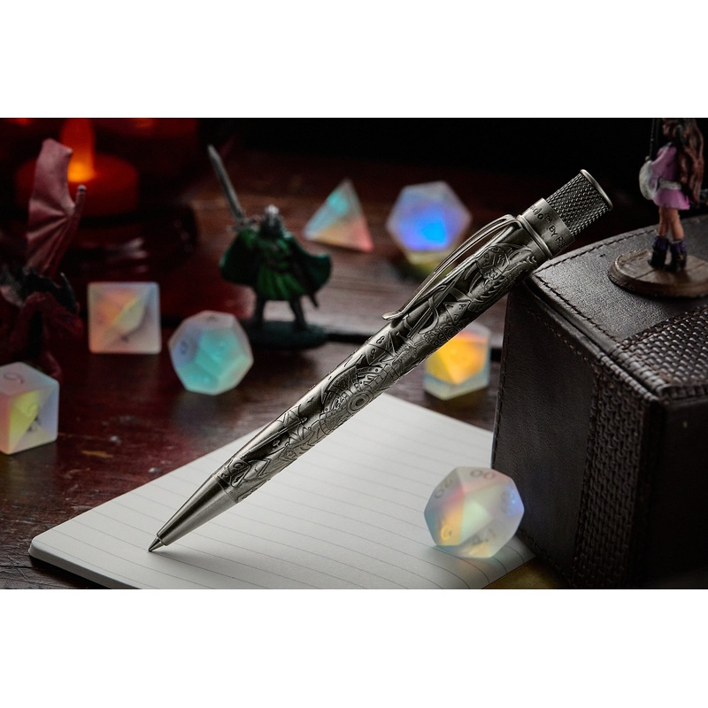Retro 51 Tornado Rollerball Pen – Fire & Dice 2e: Fighter (Special Edition)