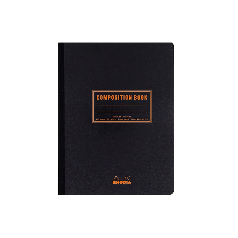 Rhodia Composition Book – Black, Lined