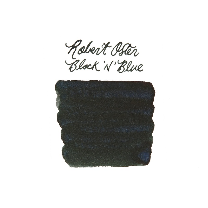 Robert Oster Black’N’Blue – Ink Sample