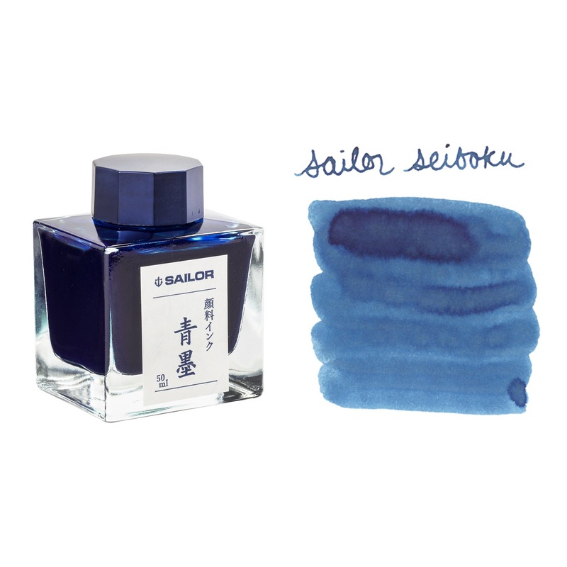 Sailor Seiboku Pigmented Blue Black – 50ml Bottled Ink