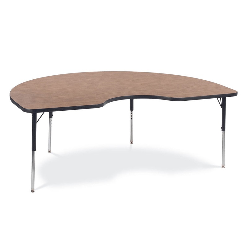 Virco 4000 Series Activity Table with Kidney Shape Top