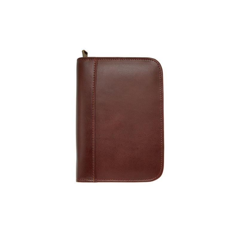 Aston Leather 10 Slot Pen Case – Cognac