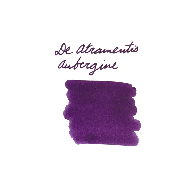 De Atramentis Aubergine – Ink Sample