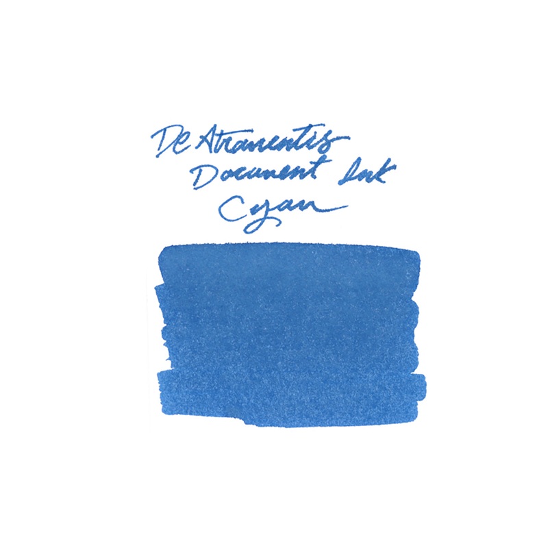De Atramentis Document Ink Cyan – Ink Sample