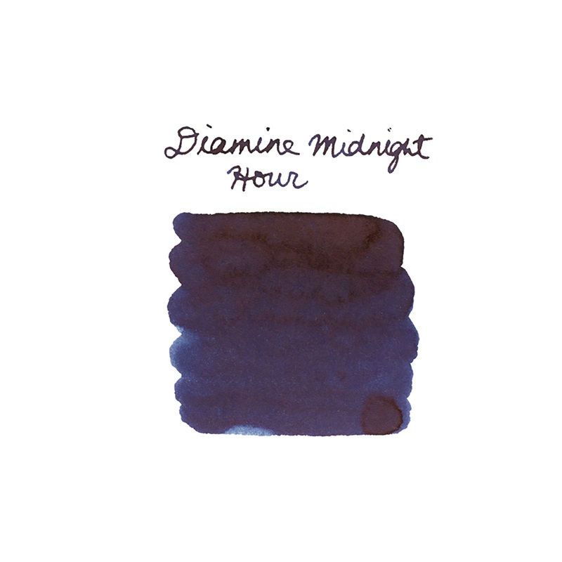 Diamine Midnight Hour – Ink Sample