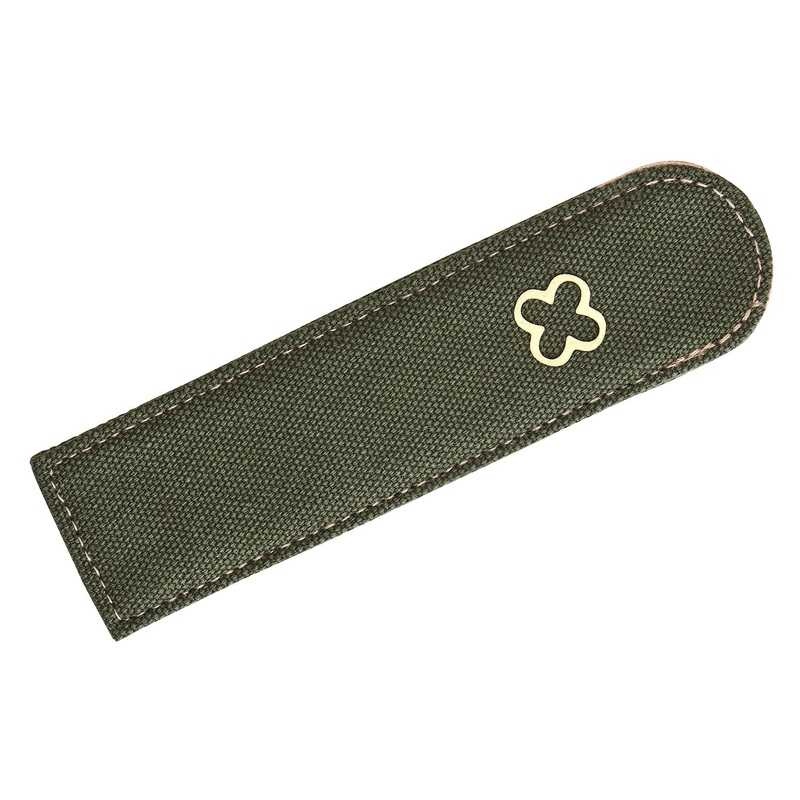 Esterbrook Canvas Single Pen Sleeve – Army Green