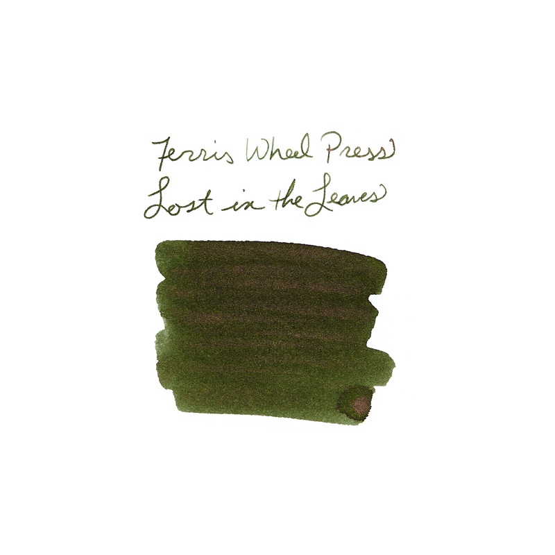 Ferris Wheel Press Lost in the Leaves – Ink Sample
