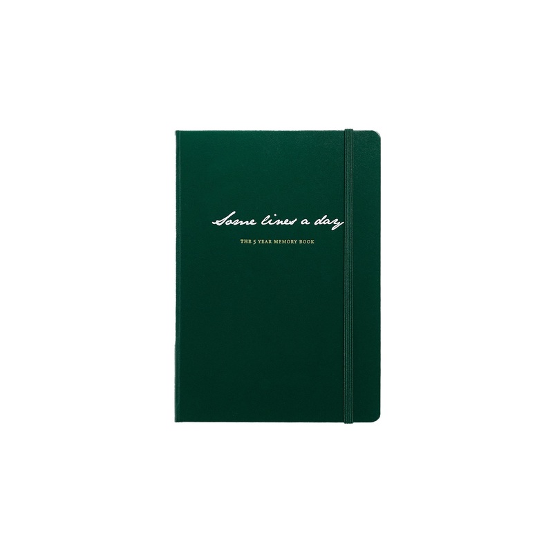 Leuchtturm1917 Some Lines a Day 5 Year Memory Notebook – Forest Green