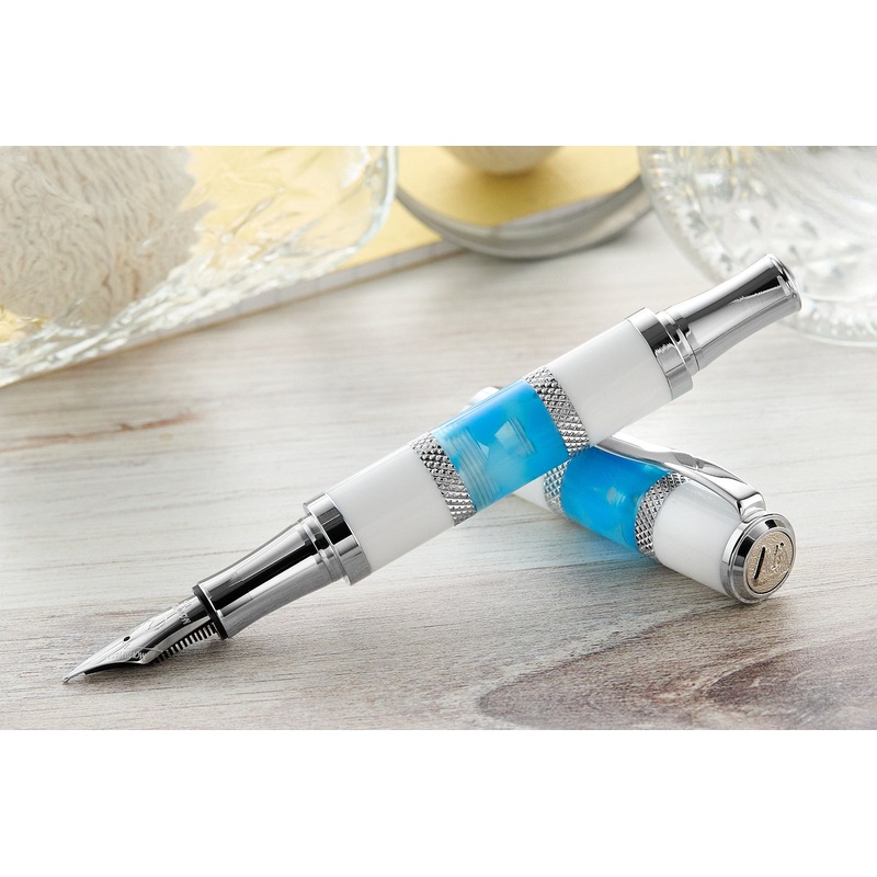 Monteverde Regatta Sport Fountain Pen – Santorini Blue Extra-Fine