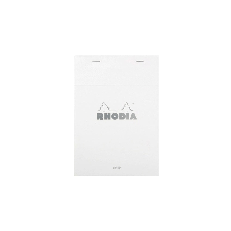 Rhodia No. 16 A5 Notepad – Ice White, Lined