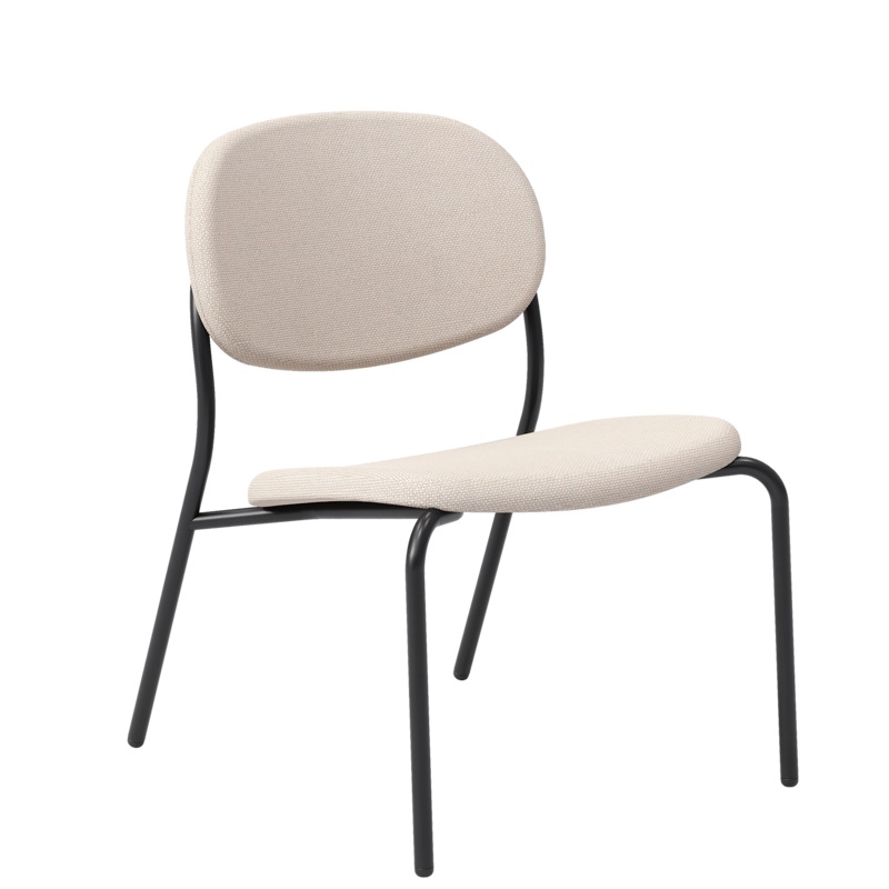 Tioga Laminate Seat and Back Armless Lounge Chair