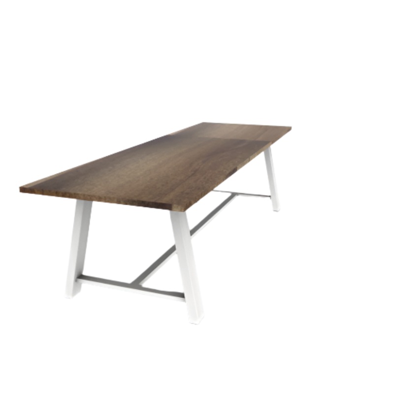 108″W x 36″D x 29″H Midtown Solid Wood Top Standing Height Boardroom Table