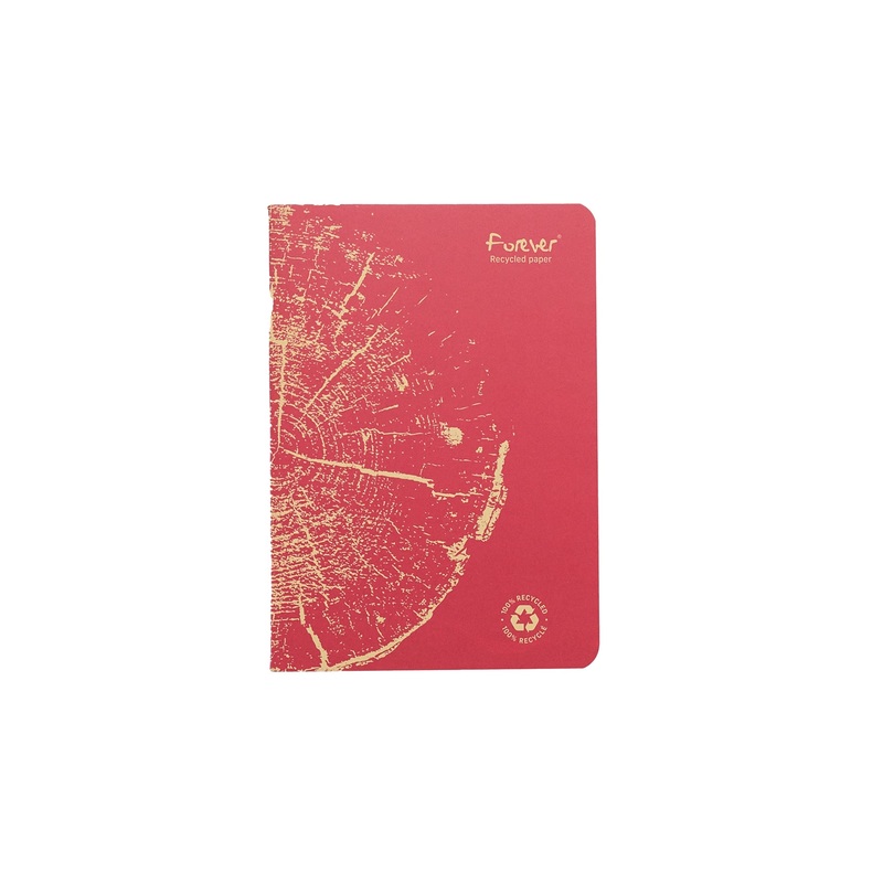 Clairefontaine Forever Recycled Staplebound A5 Notebook – Brick Red