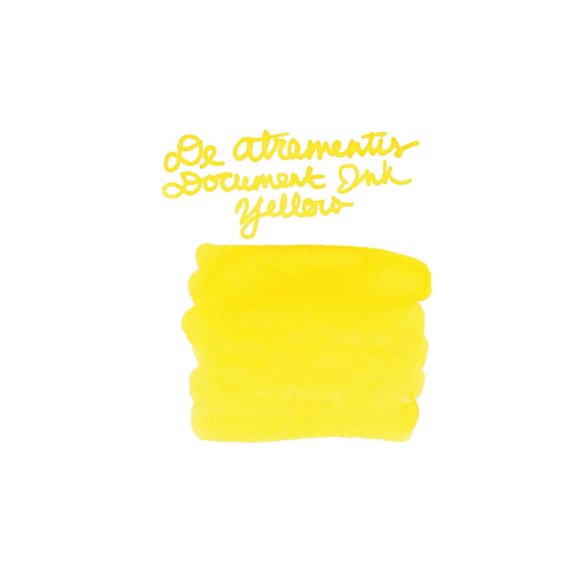 De Atramentis Document Ink Yellow – Ink Sample