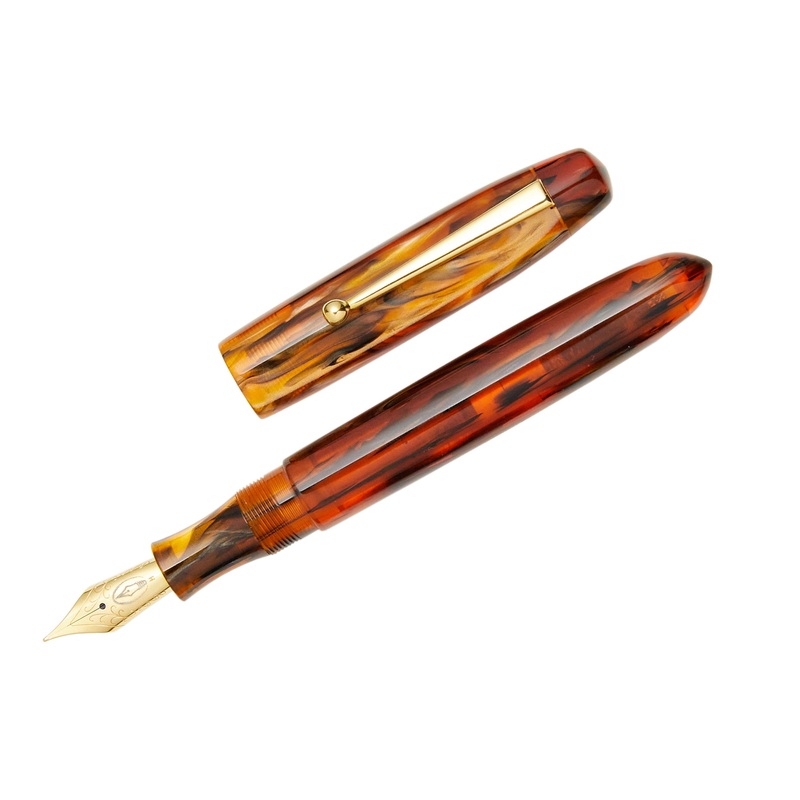 Edison Collier Fountain Pen – Antique Marble Fine