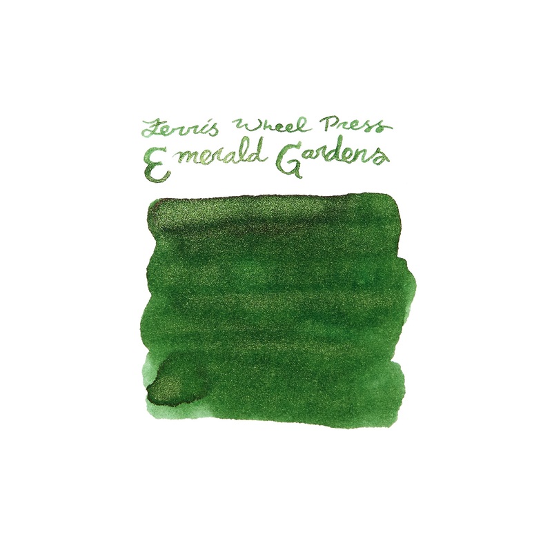 Ferris Wheel Press Emerald Gardens – Ink Sample