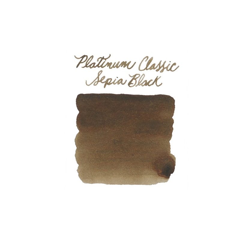Platinum Classic Sepia Black – Ink Sample