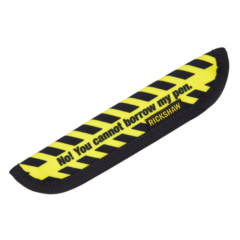 Rickshaw Bagworks 1 Pen Sleeve – No Borrow Yellow