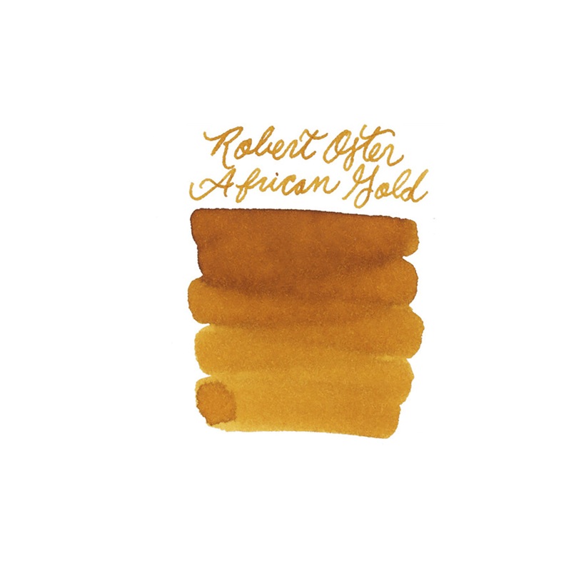 Robert Oster African Gold – Ink Sample