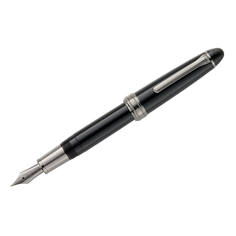 Sailor 1911L Naginata Togi Fountain Pen – Black/Black Medium Fine