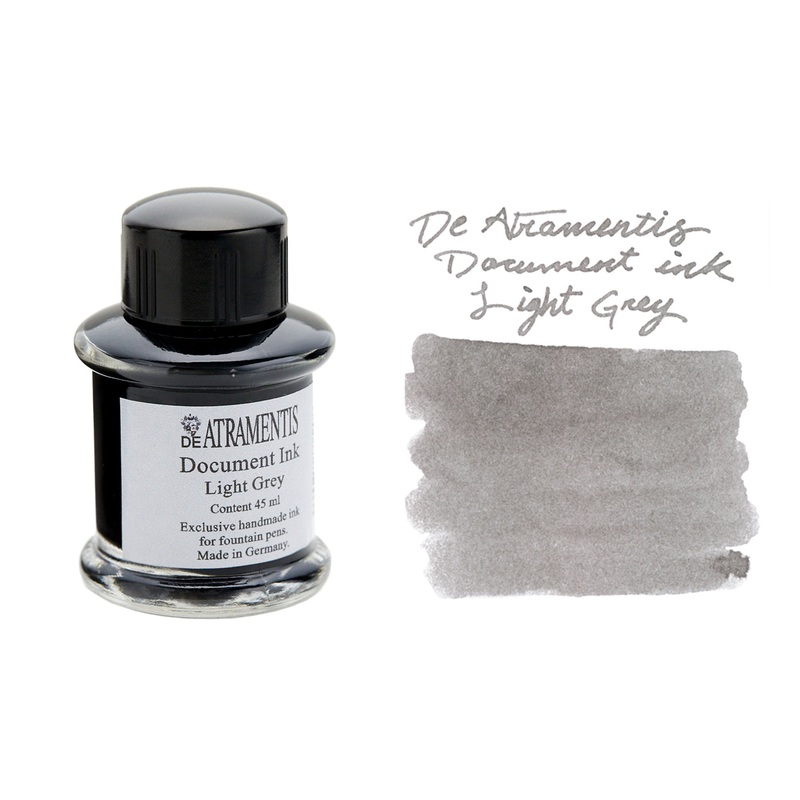 De Atramentis Document Ink Light Grey – 45ml Bottled Ink