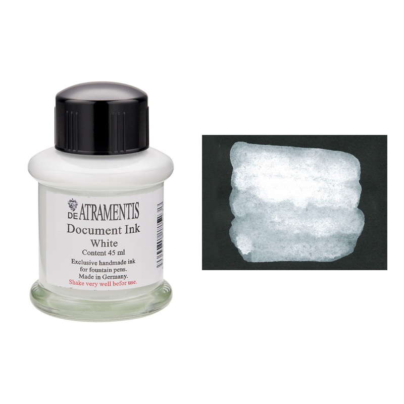 De Atramentis Document Ink White – 45ml Bottled Ink