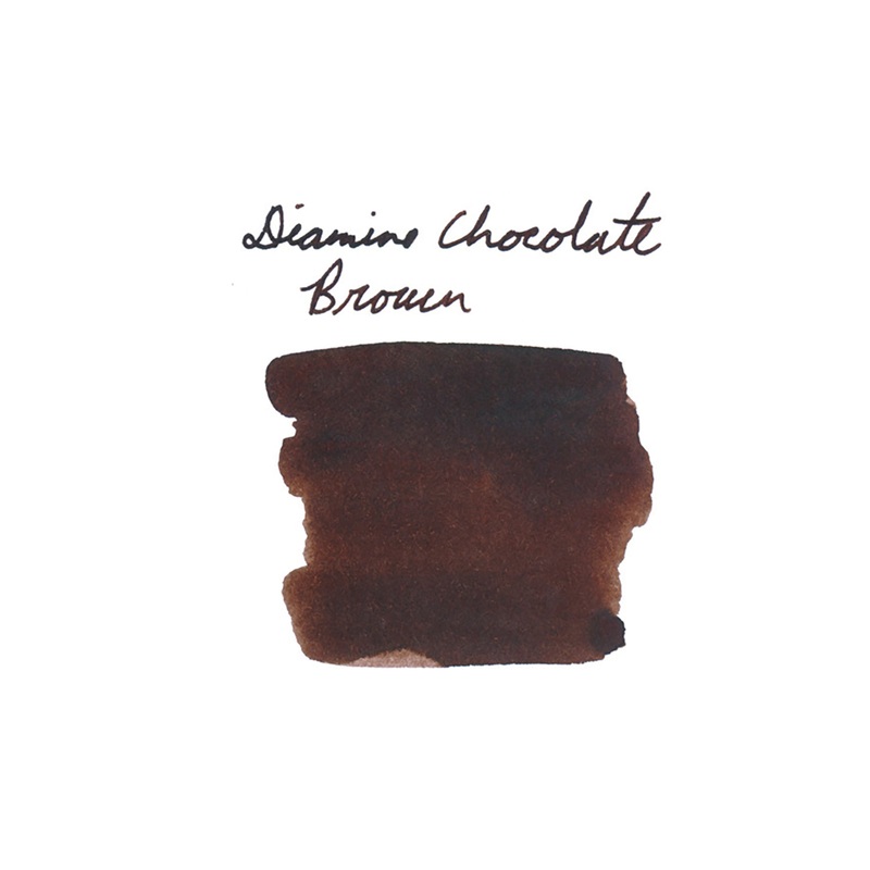 Diamine Chocolate Brown – Ink Sample