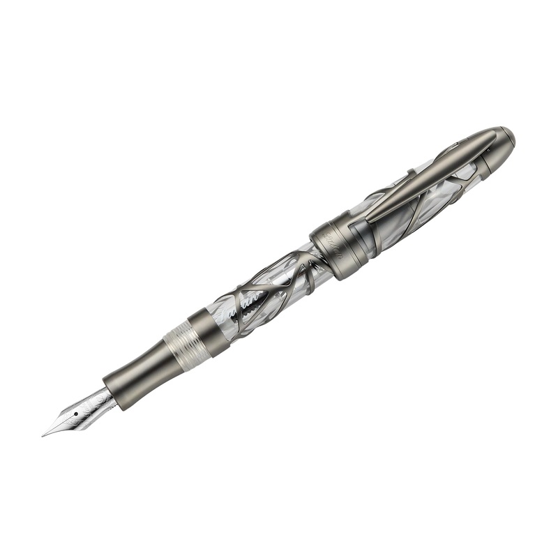 Laban Skeleton Fountain Pen – Gunmetal Extra-Fine