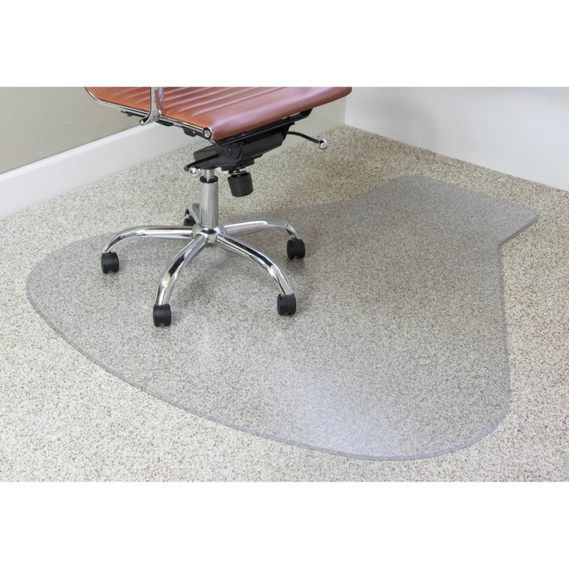 OS Everlife Clear Chair Mat for Medium Pile Carpet, 54″ x 60″ Workstation