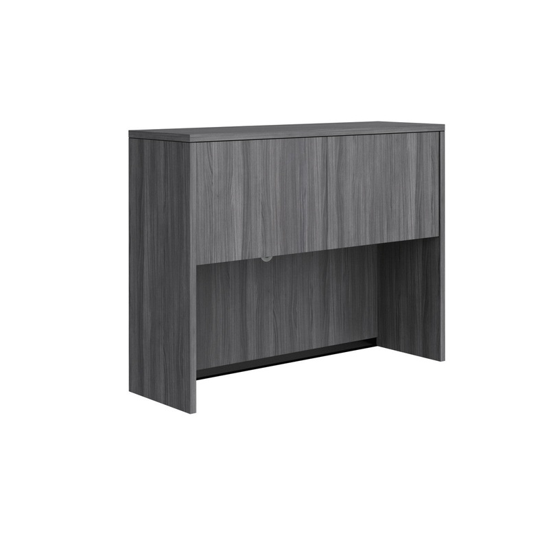 OS Laminate Hutch with Laminate Doors Coastal Gray