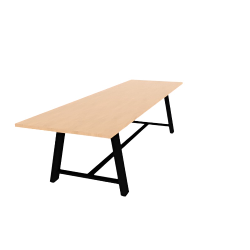 120″W x 36″D x 29″H HPL Standing Height Midtown Collaborative Table