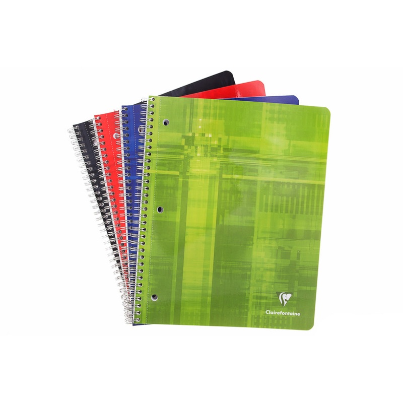 Clairefontaine Classic Wirebound Notebook – Lined, 3-Hole Punched (8.5 x 11)