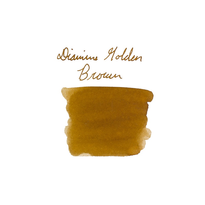 Diamine Golden Brown – Ink Sample