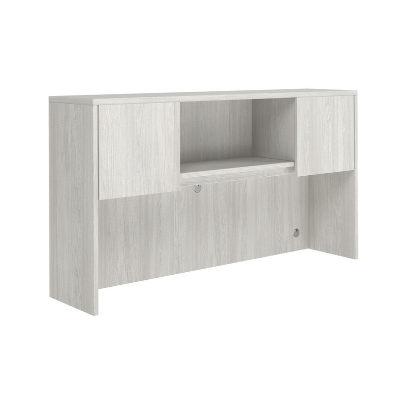 OS Laminate Open Hutch – 66″W Arcadia White