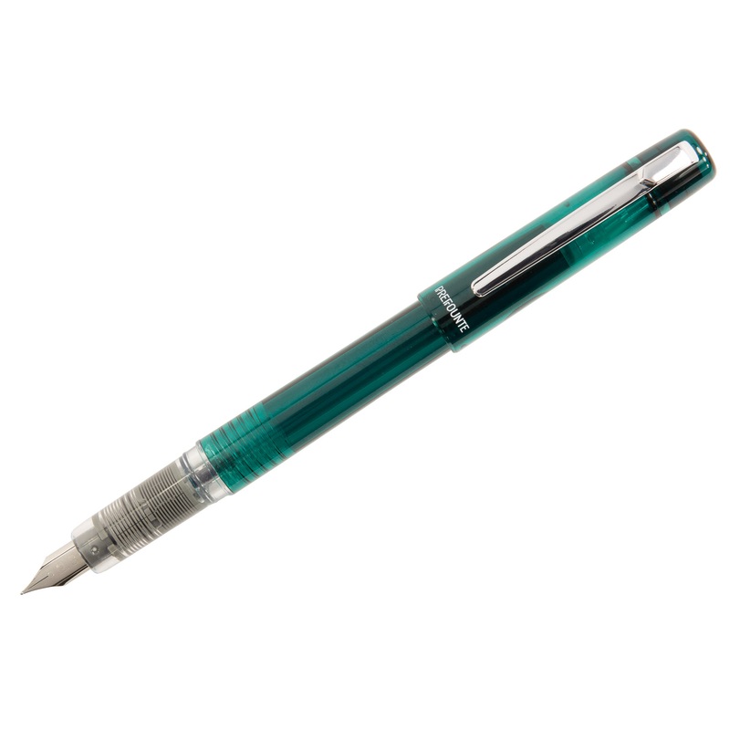 Platinum Prefounte Fountain Pen – Dark Emerald Fine