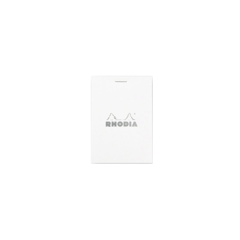 Rhodia No. 11 A7 Notepad – Ice White, Lined