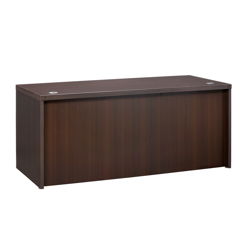 Aberdeen 66″ Rectangular Desk Mocha