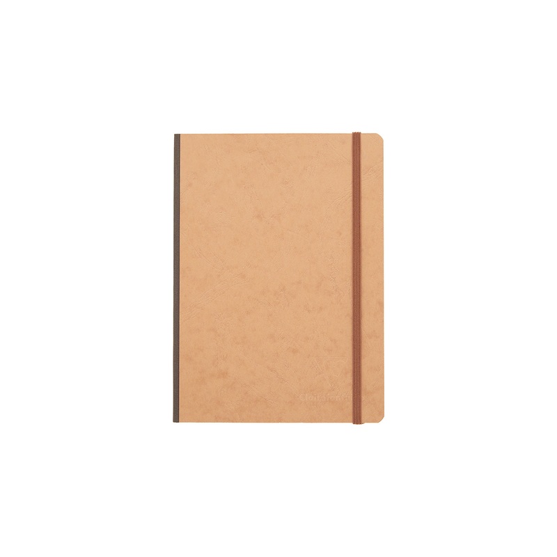 Clairefontaine Basic Clothbound A5 Notebook – Tan, Lined