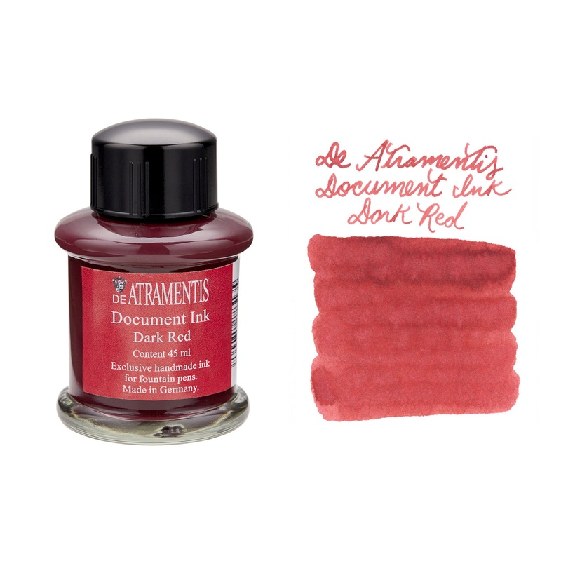 De Atramentis Document Ink Dark Red – 45ml Bottled Ink