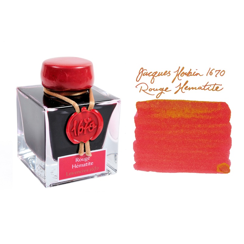 Jacques Herbin 1670 Rouge Hematite – 50ml Bottled Ink