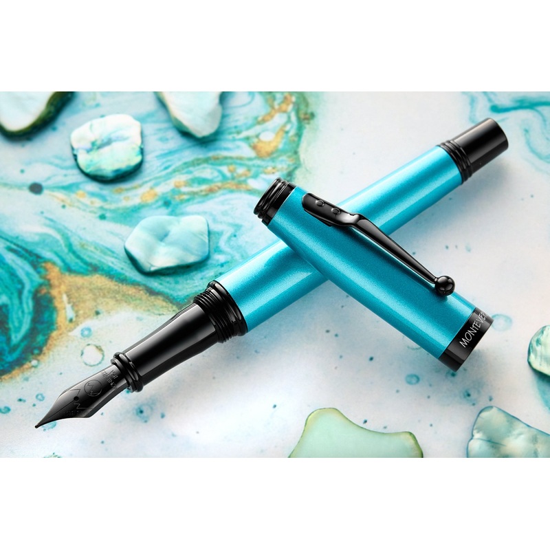 Monteverde Invincia Fountain Pen – Turquoise (Limited Edition) Extra-Fine