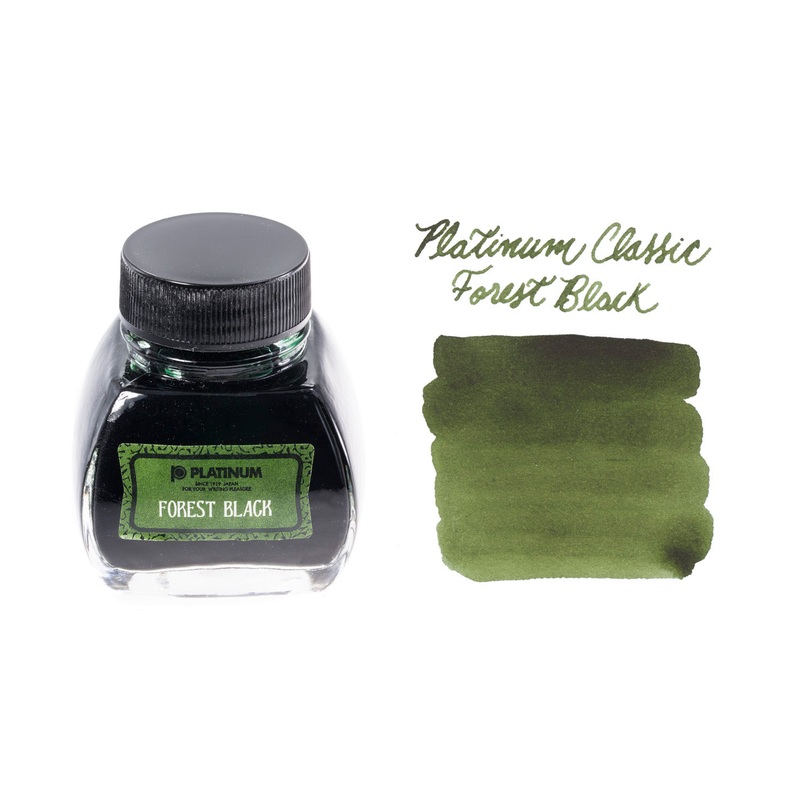 Platinum Classic Forest Black – 60ml Bottled Ink