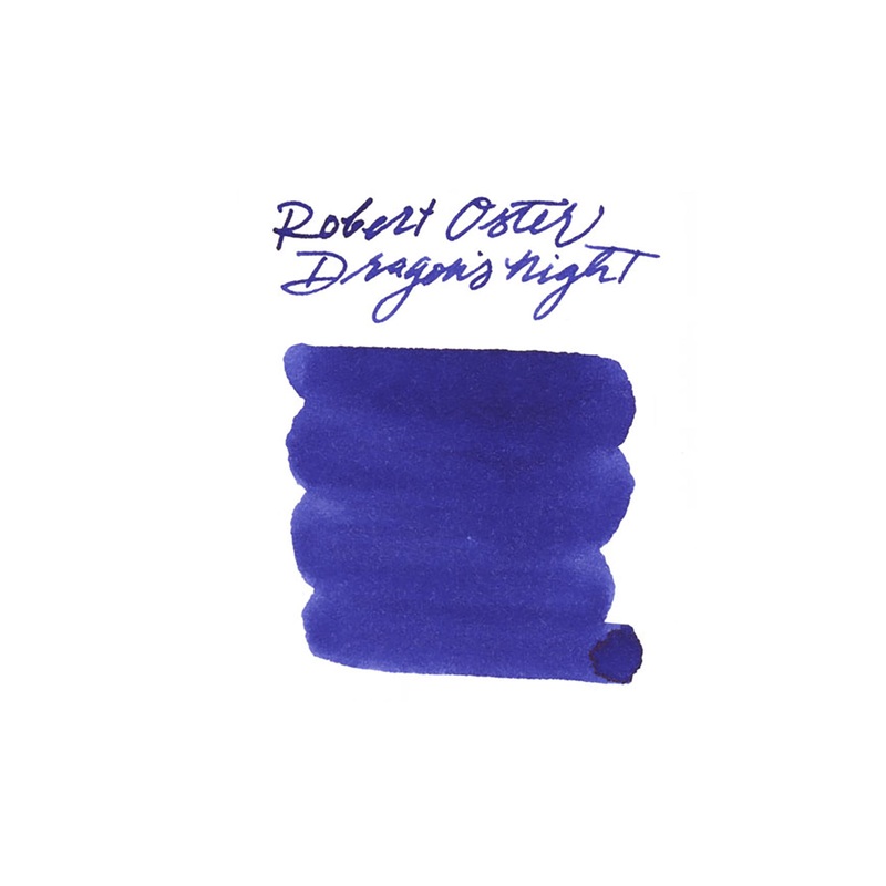 Robert Oster Dragon’s Night – Ink Sample
