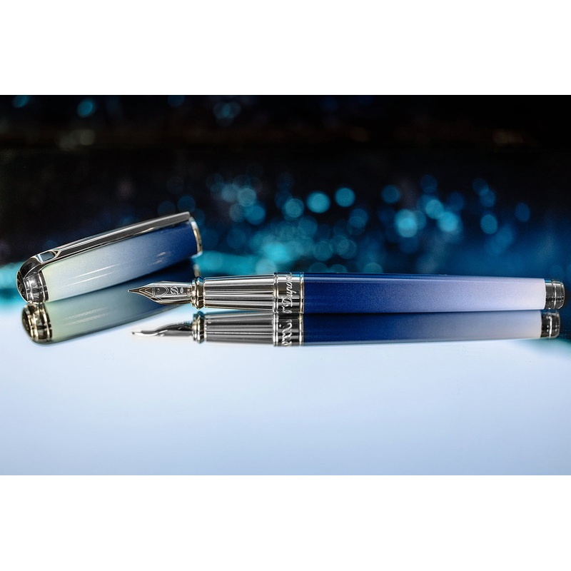 S.T. Dupont Line D Large Fountain Pen – La Mer Extra-Fine