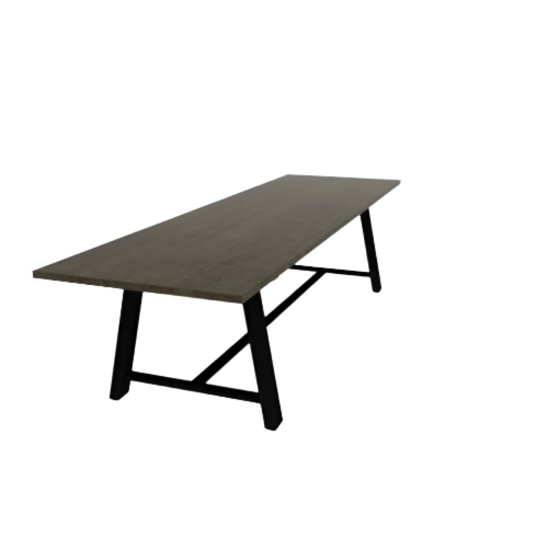 120″W x 36″D x 29″H Midtown Heavy Duty Wood Top Collaborative Table