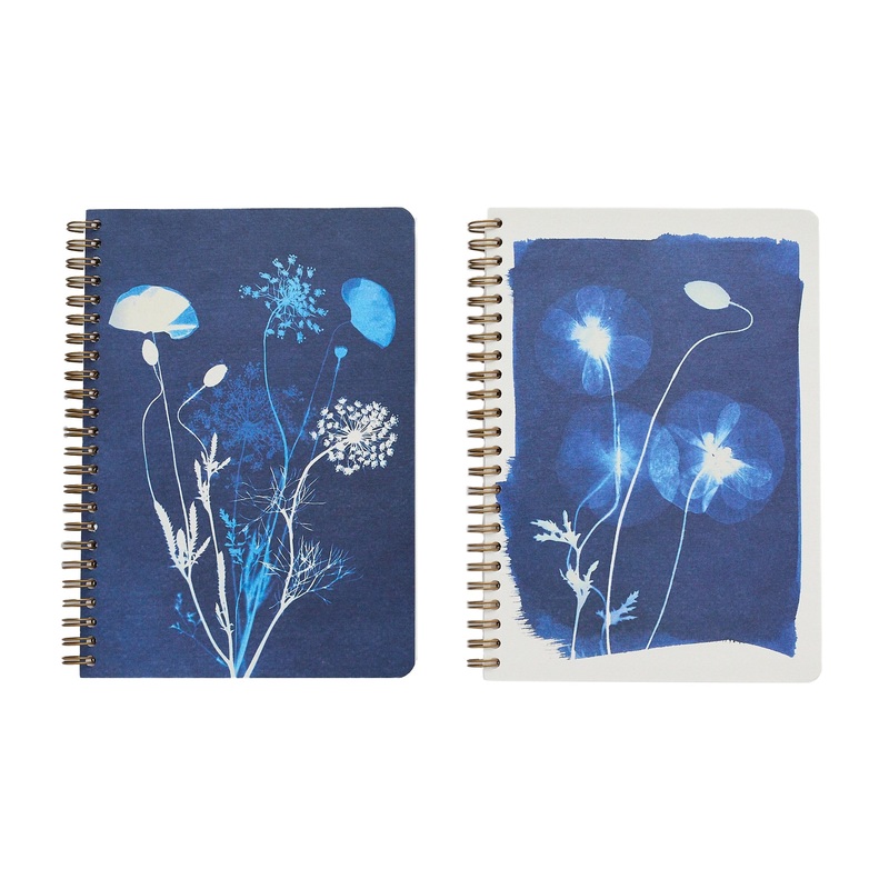 Clairefontaine Cyanotype A5 Wirebound Notebook – Lined