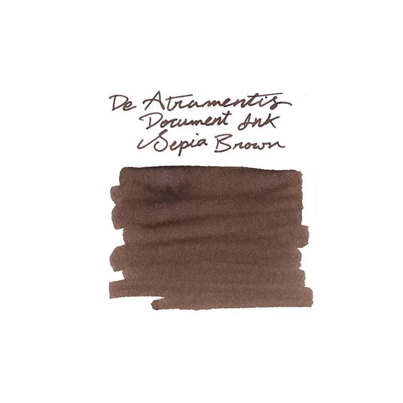 De Atramentis Document Ink Sepia Brown – Ink Sample