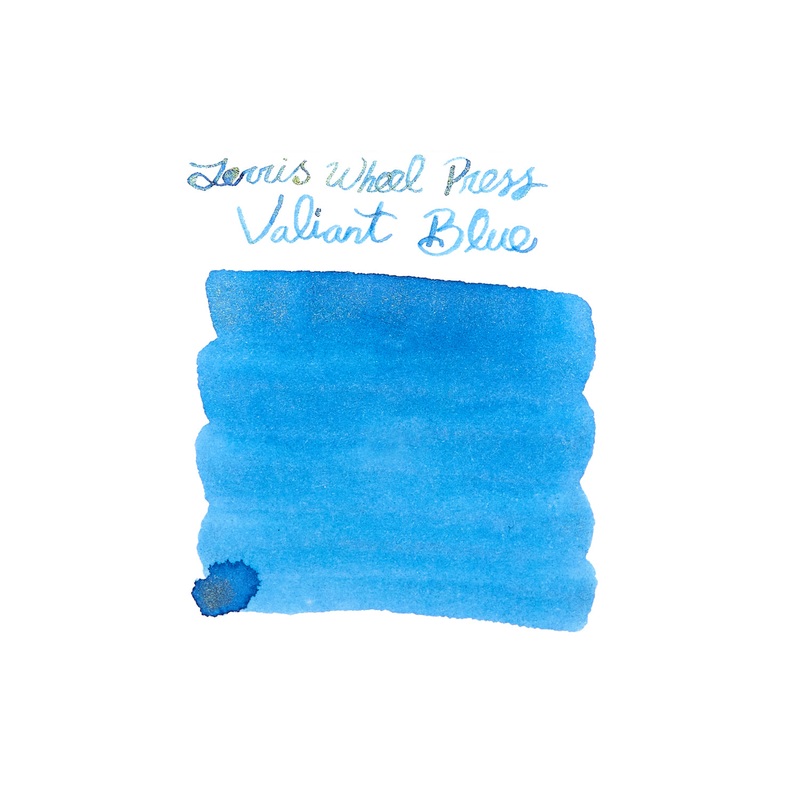 Ferris Wheel Press Valiant Blue – Ink Sample
