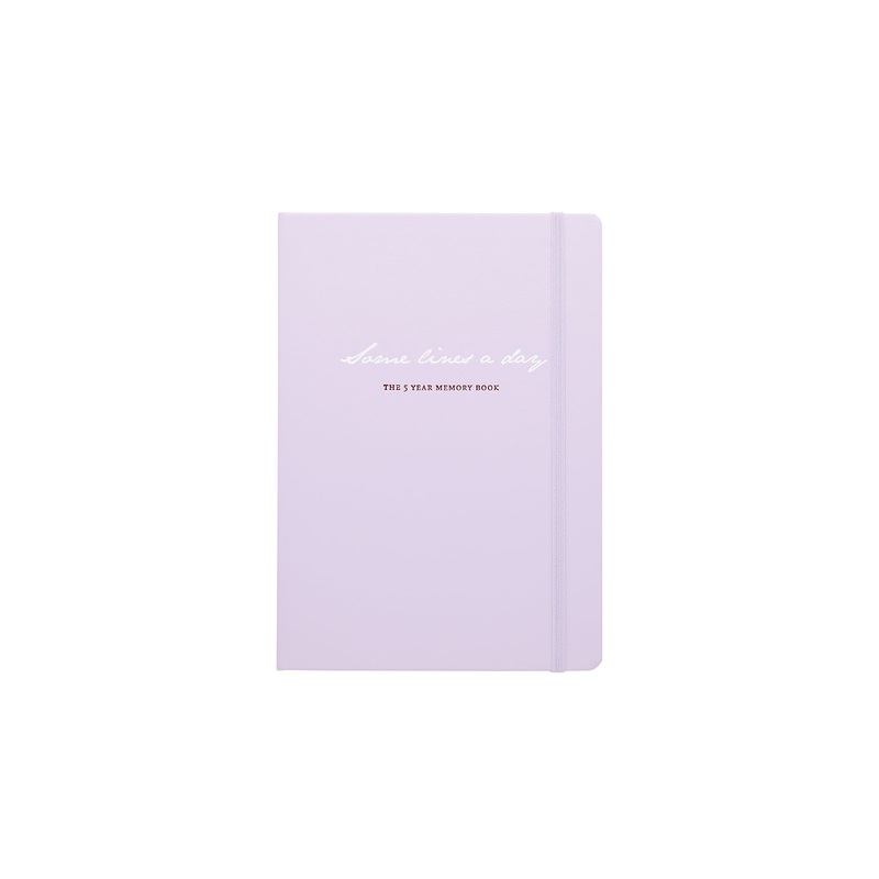 Leuchtturm1917 Some Lines a Day 5 Year Memory Notebook – Lilac